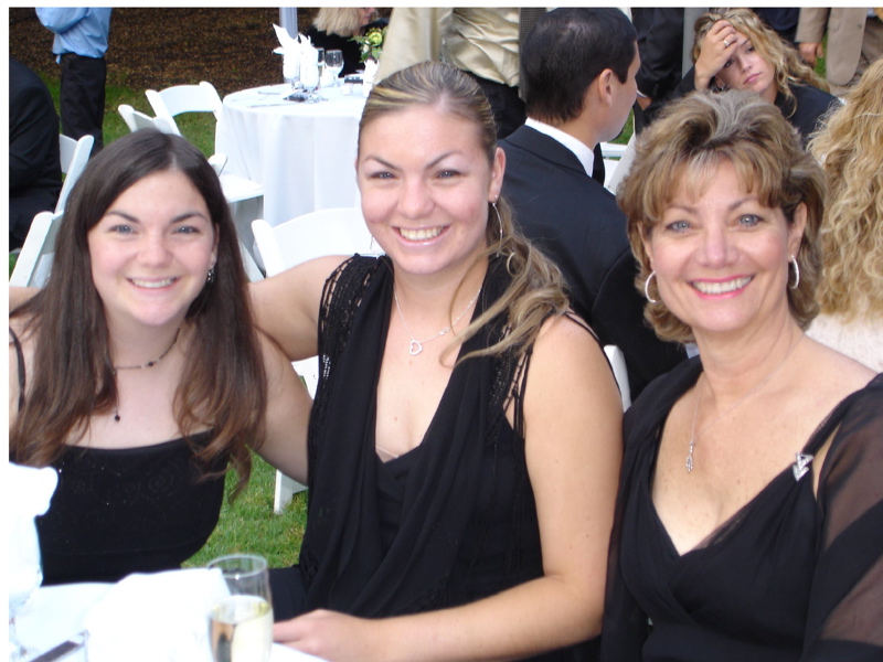My sister, me, and my mom