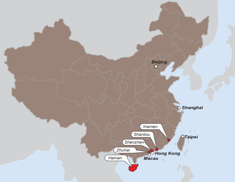 map of china