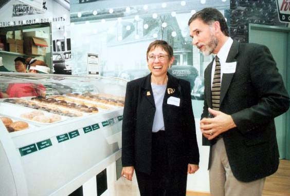 President Koester and Tom McCarron