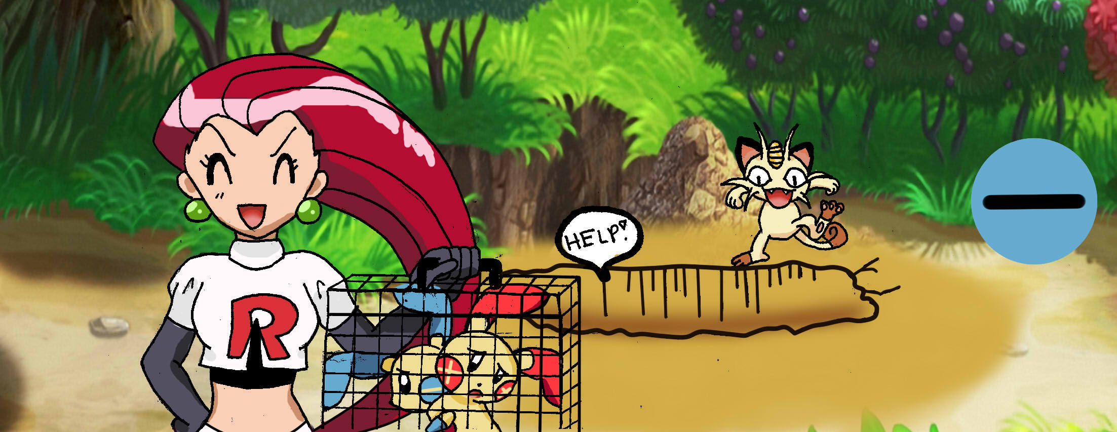 image of team rocket stealing my pokemon trainer rina's pokemon
