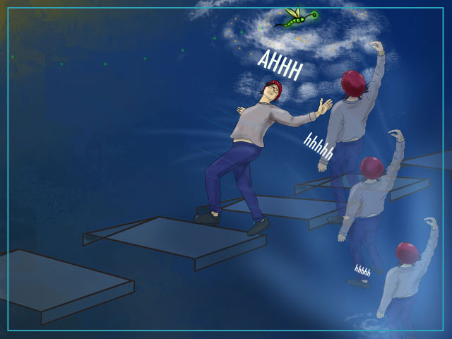 falling out of dream