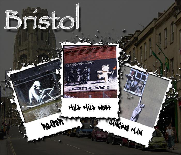 image of Banksy in Bristol
