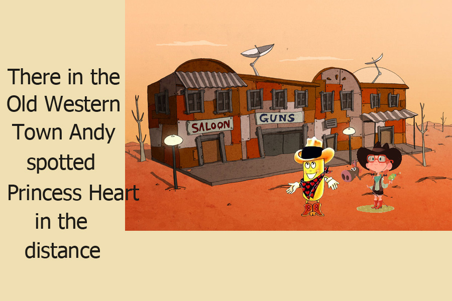 Andy spots Princess Heart