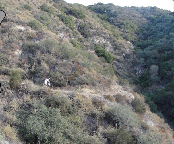 Jose on the side of the mountain