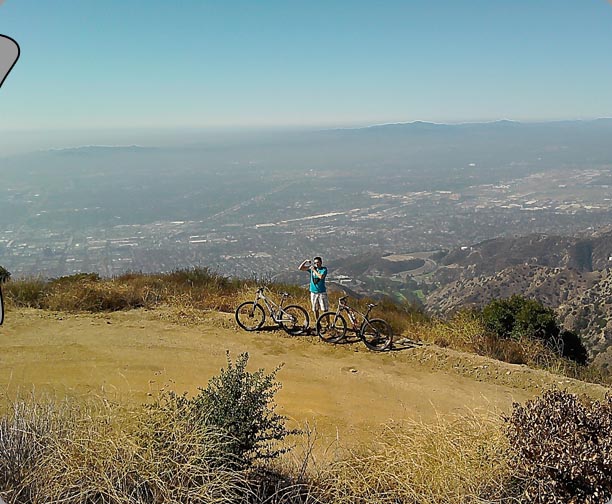 Jose at the top of the mountain