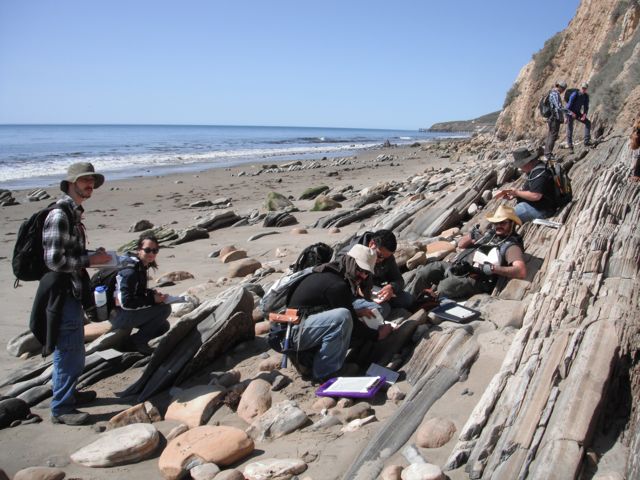 Calcareous mud at Gaviota
