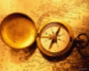 Image of compass and map