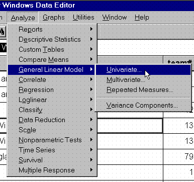 To Get To ANOVA in SPSS
