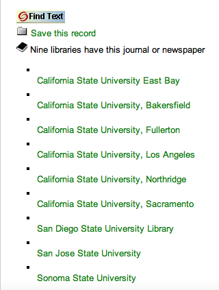 List of Lib.tiff