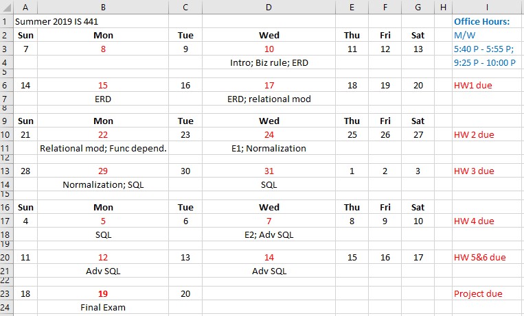2019-Summer-Schedule