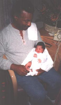 DeShields and daughter Lule