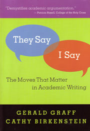 Cover Image of the book-They Say, I Say