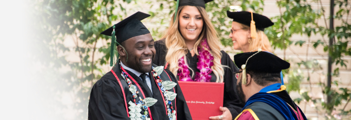 Students at Graduation