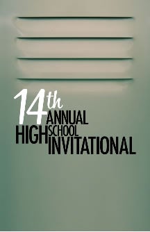14th Annual High School Invitational poster