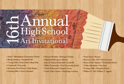 16th Annual High School Invitational poster