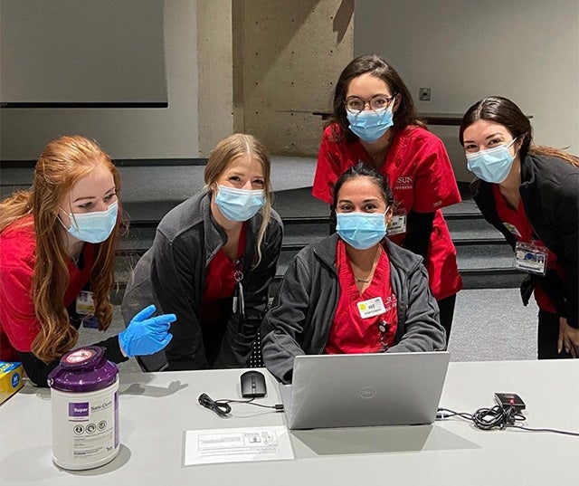 CSUN Nursing Students Help Deliver Some of US' First COVID-19 Vaccinations  | California State University, Northridge