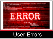Web Criteria: User Errors