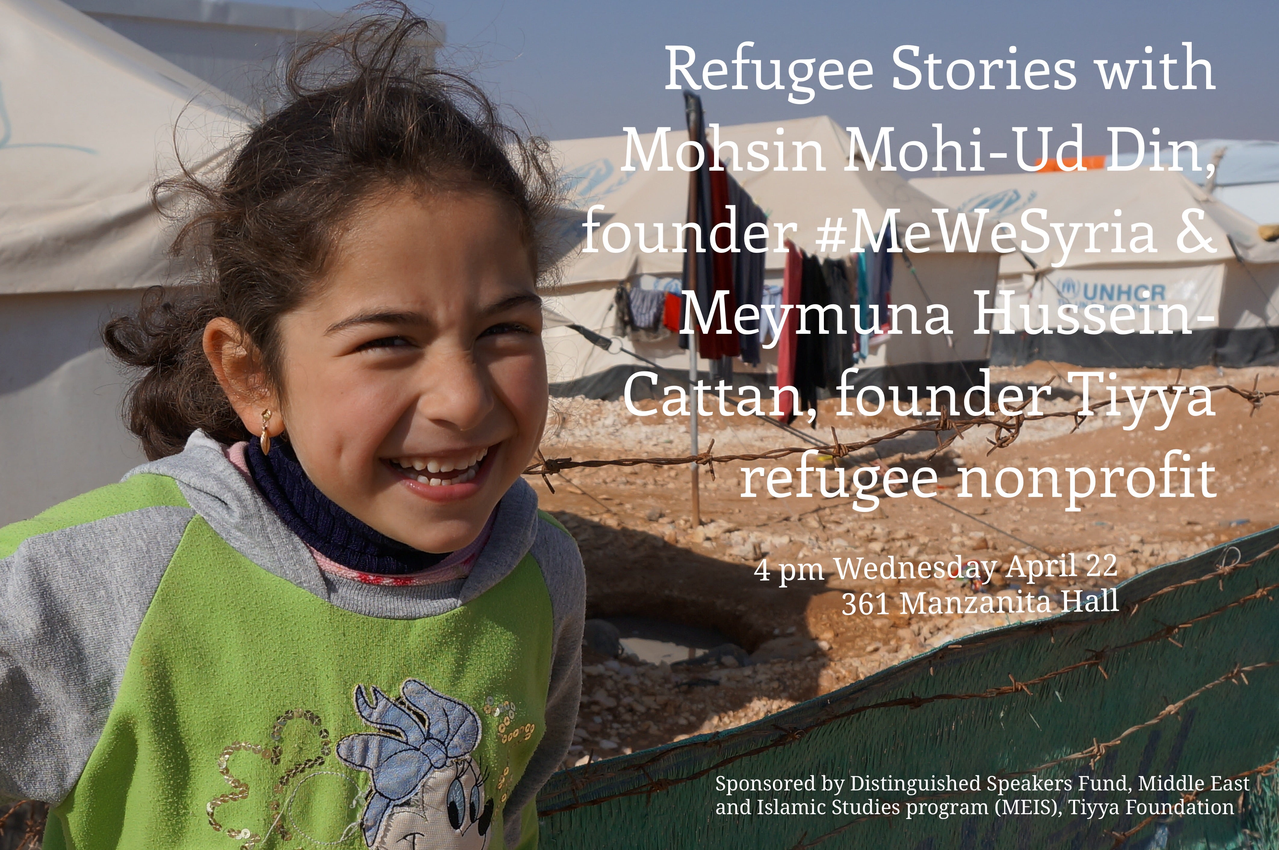 Refugee Stories with Mohsin Mohi-Ud Din and Meymuna Hussein-Cattan