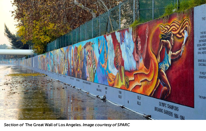 Section of The Great Wall of Los Angeles. Image courtesy of SPARC