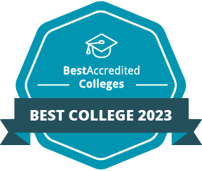 best accredited colleges badge