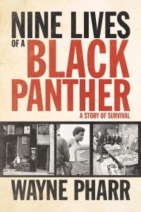 Photo of nine lives of a black panther book, written by Wayne Pharr