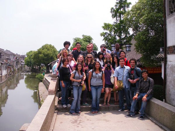 group photo at Water Town