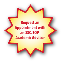 Request an appointment with an SSC/EOP advisor