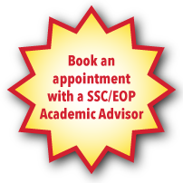 Book an appointment with a SSC/EOP Academic Advisor