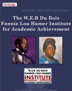 2012-2013 DuBois-Hamer Institute Annual Report Cover