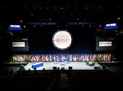 Photo of RISE Conference Stage