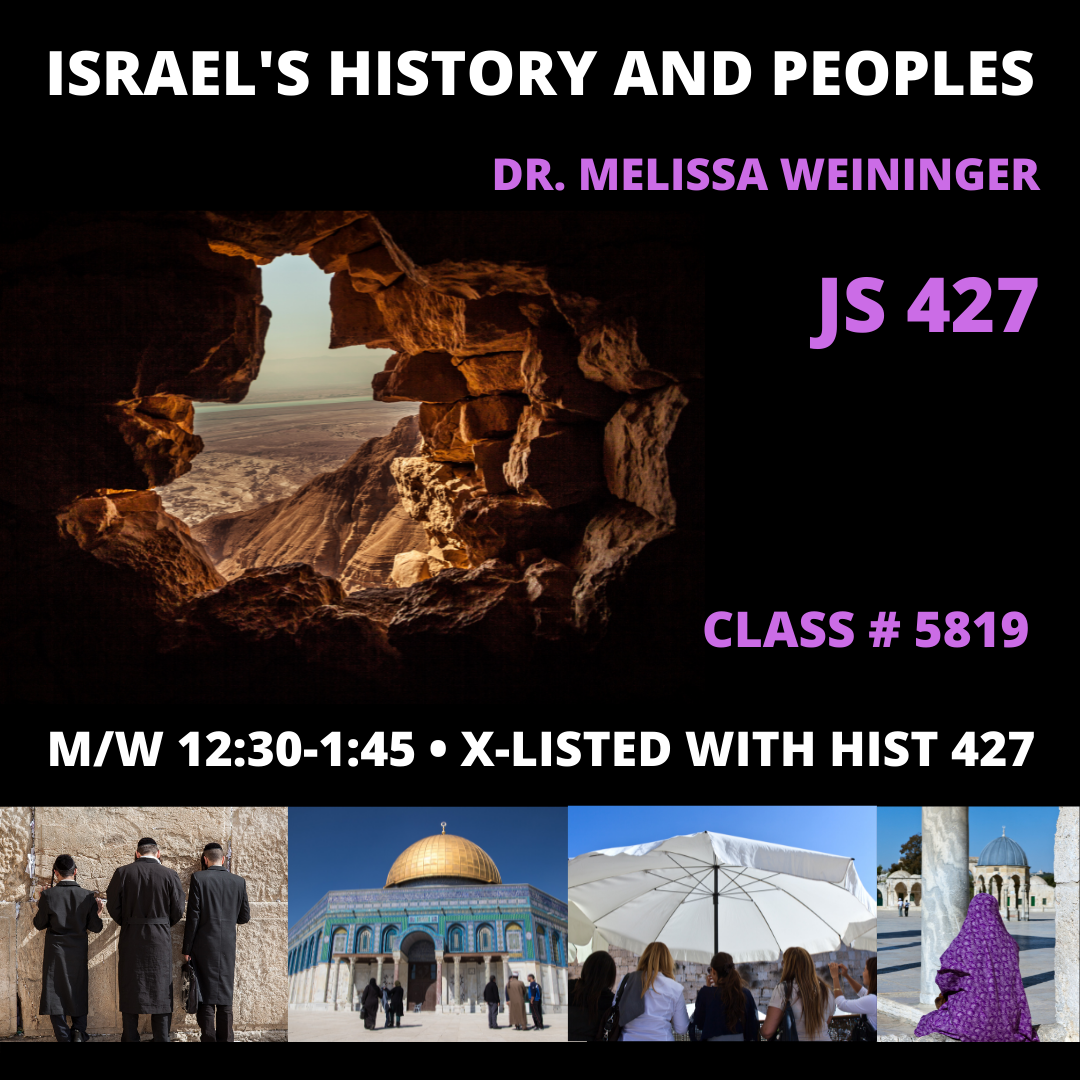 JS 427 Israel's History and Peoples