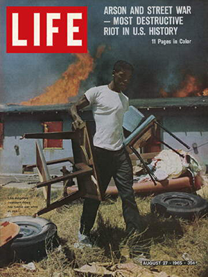 These pictures dominated cover pages of nation’s newsmagazines as an illustration for the discontent that had come to our cities.