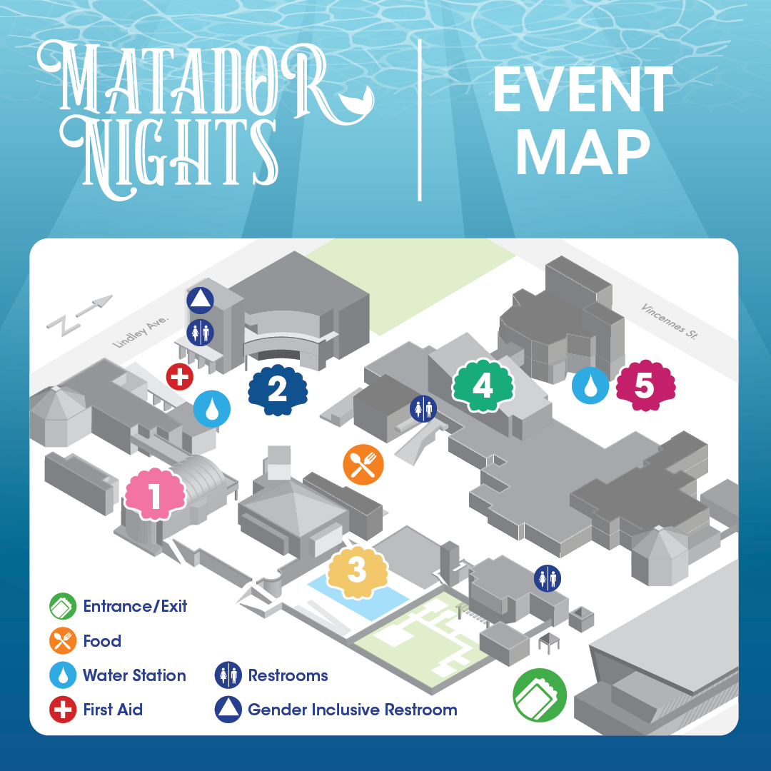 Matador Nights Event Map