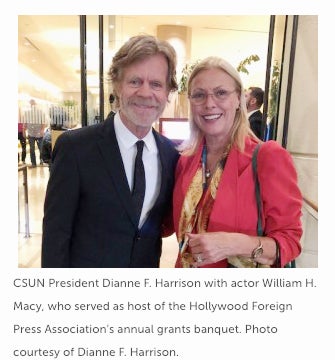 William Macy and President Harrison