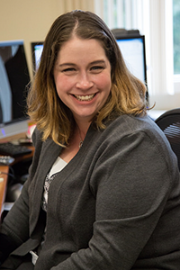 Michelle Kilmnick in her office