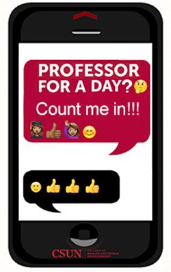 professor for a day? count me in!