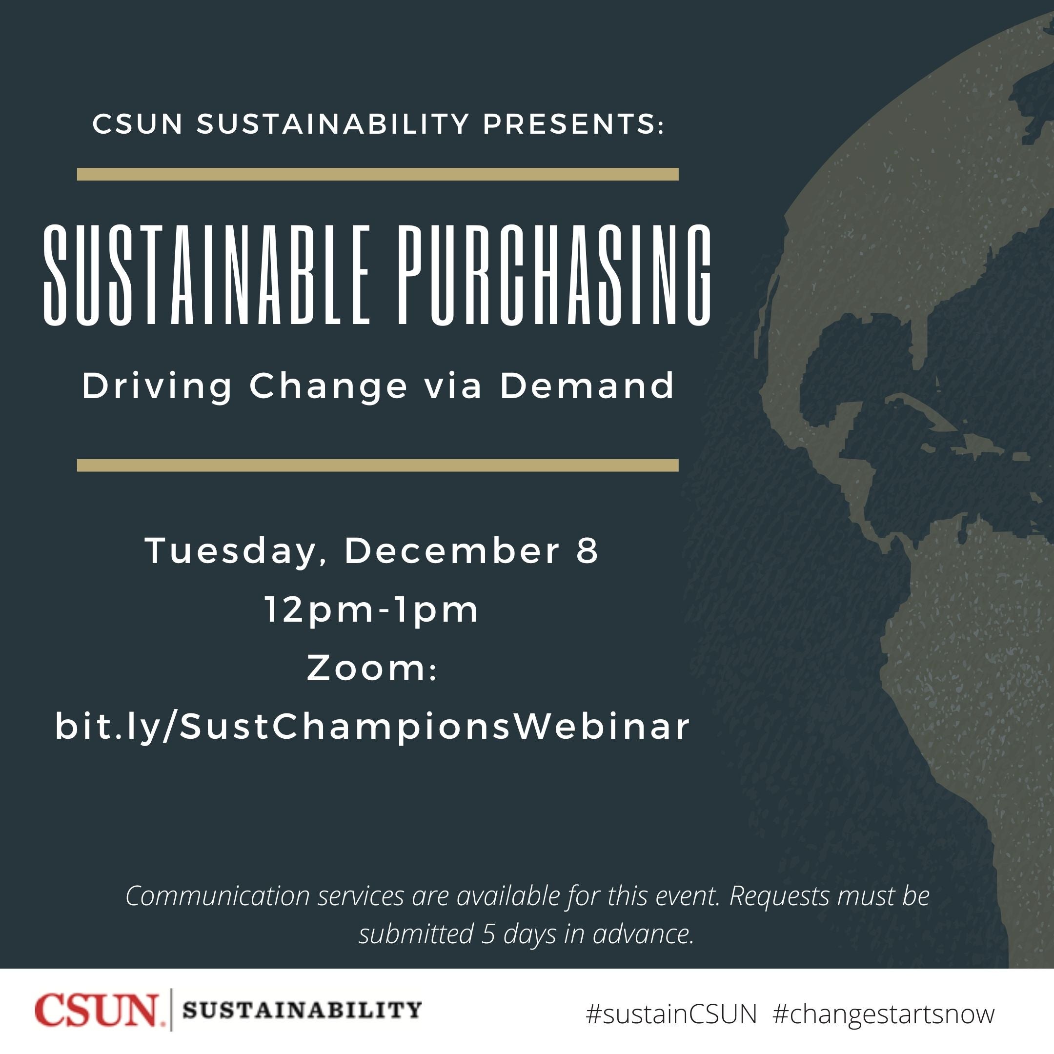 sustainable purchasing poster