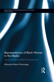 Book Cover for "Representations of Black Women in the Media: The Damnation of Black Womanhood."
