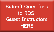 Red button with white text "Submit Questions to Guest RDS Instructors Here"