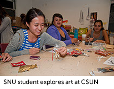 SNU student explores art at CSUN