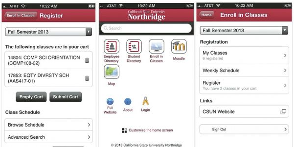 CSUN Mobile App.