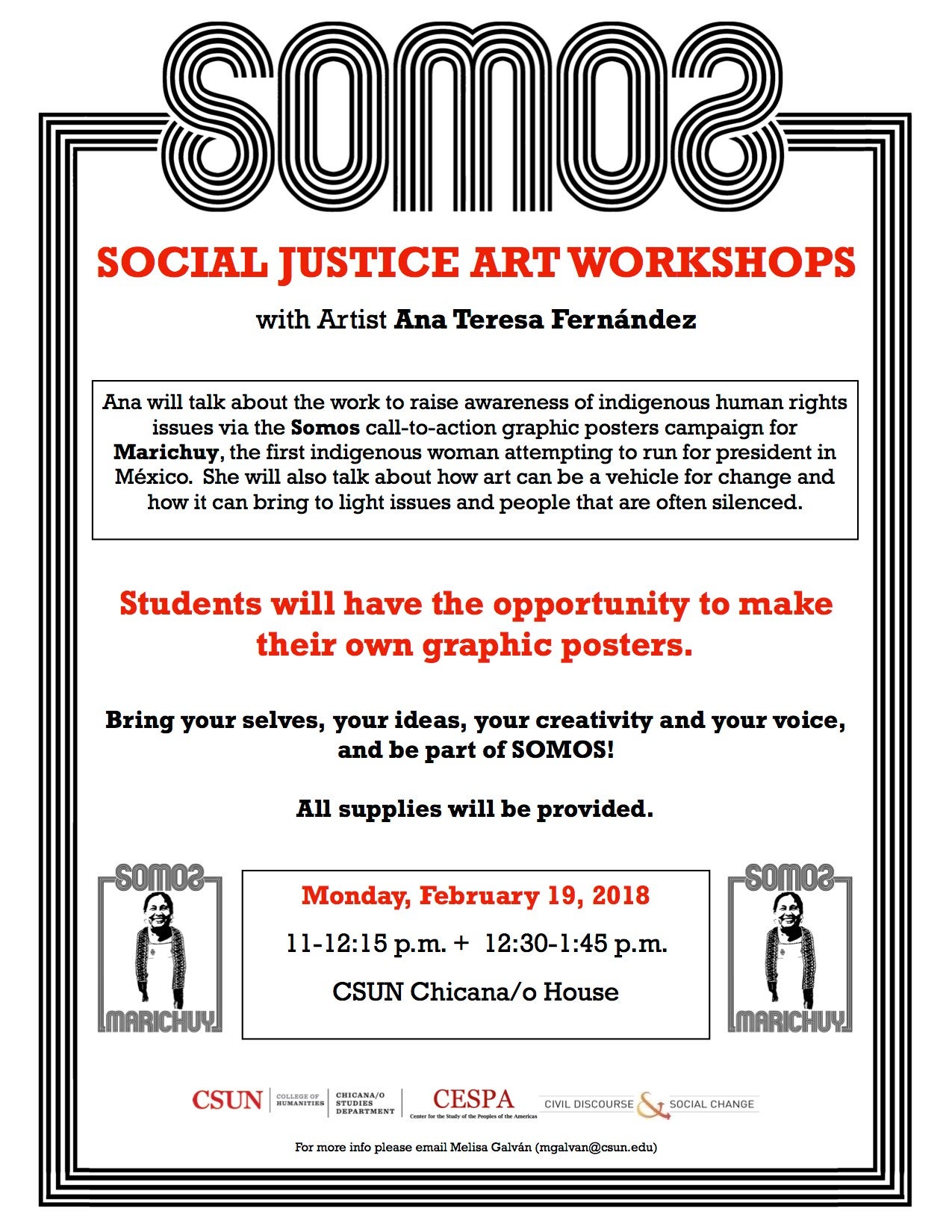 SOMAS: Social Justice Art Workshops
