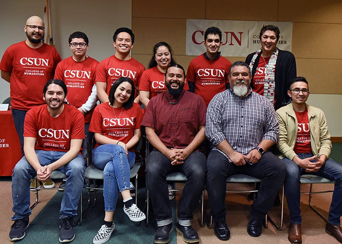 Dean's Student Council members with Sheena Malhotra, mark! Lopez, and Gabriel Gutierrez