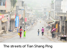 The streets of Tian Shang Ping