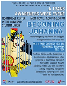 Becoming Johanna flyer