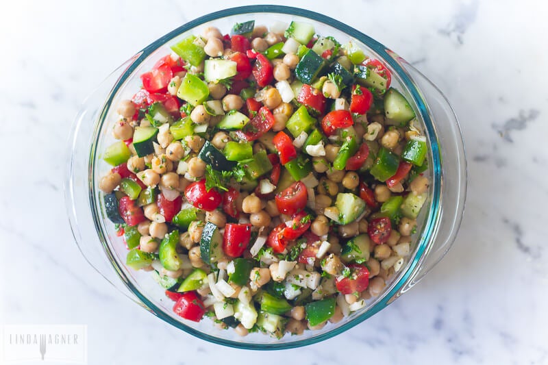 Chopped Chickpea Salad