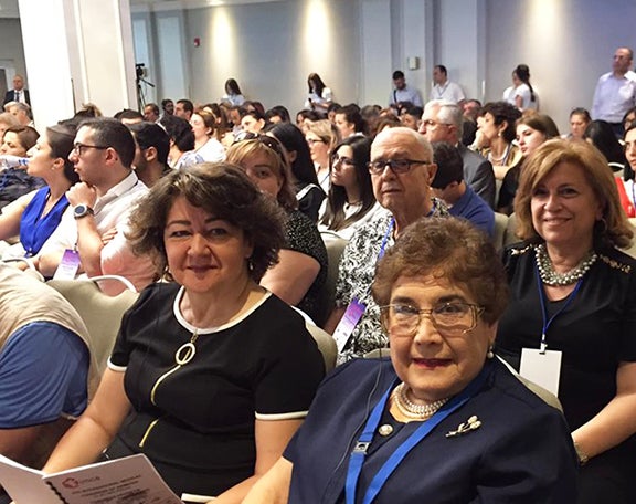 zarmine naccashian and rosine der tavitian among audience at 5IMCA conference 2019