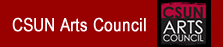 CSUN Arts Council button featuring CSUN Arts Council logo
