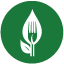 Dining sustainably icon