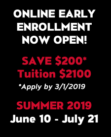 Early Enrollment discount announcement
